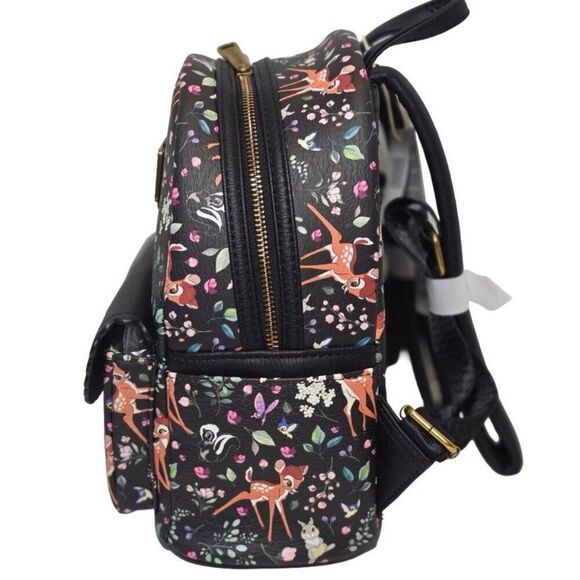 Disney Parks Loungefly Bambi And Forrest Friends Backpack AOP NWT main image 5